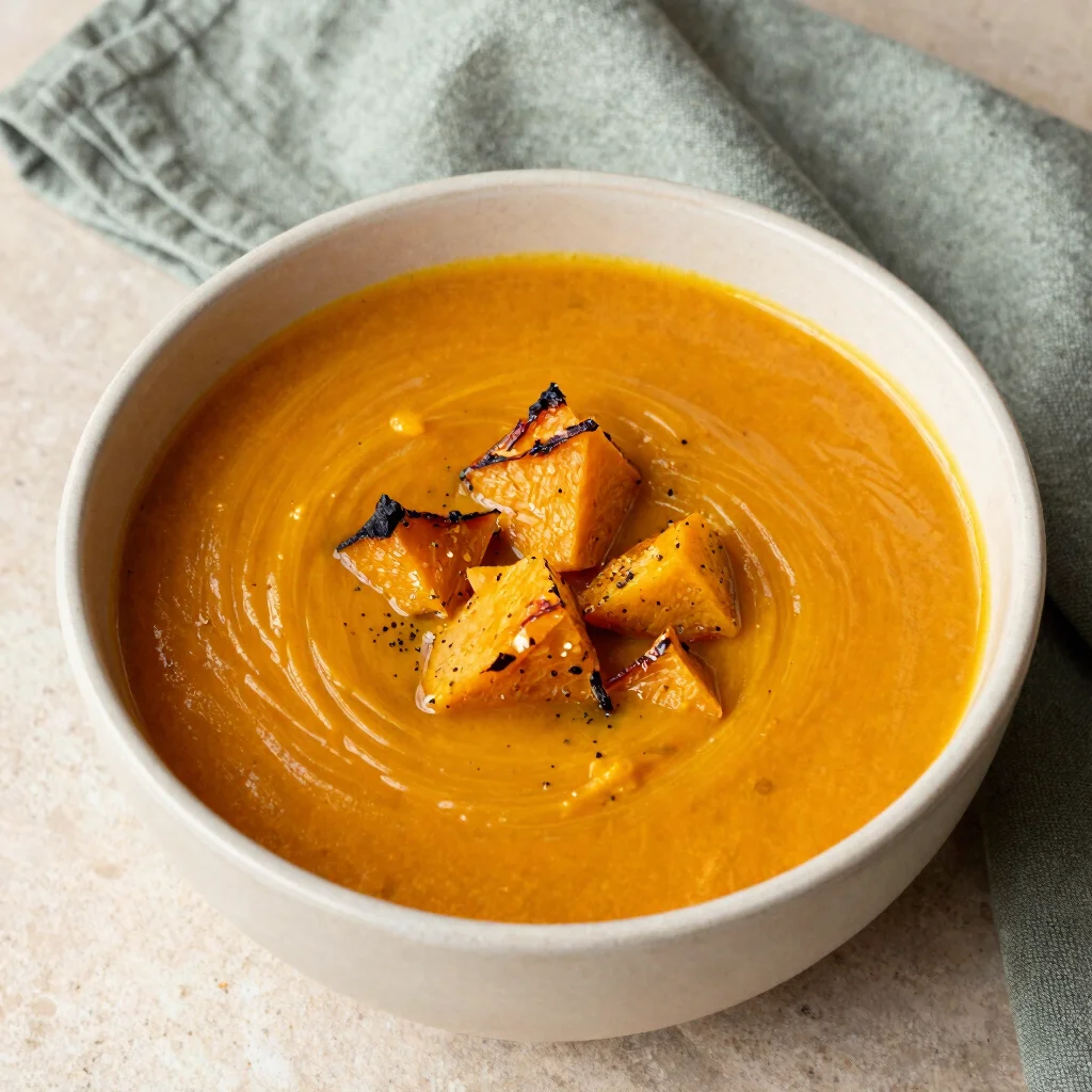 Butternut Soup That Keeps Its Roasted Flavor