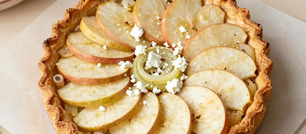 A Savory Apple Tart for an Ordinary Supper